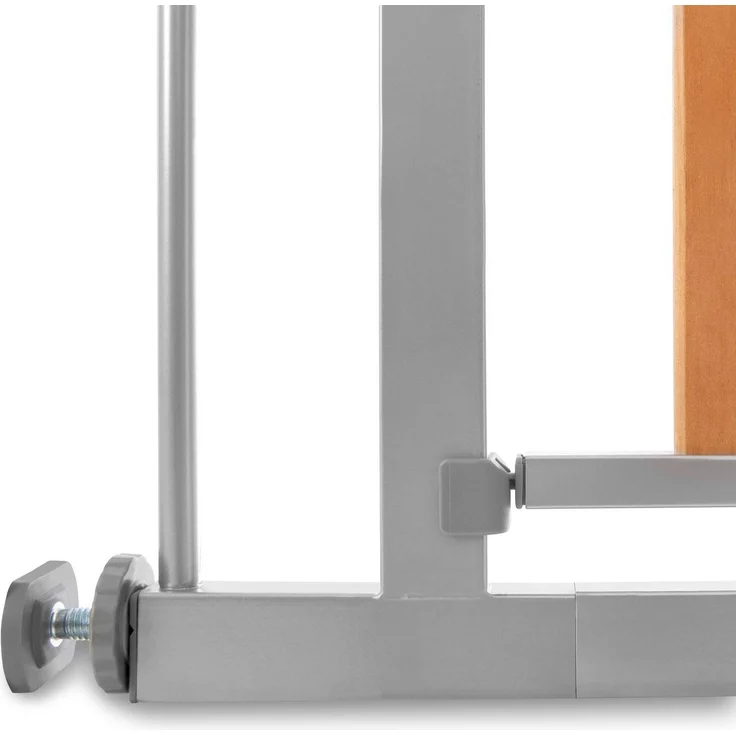 Hauck Türschutzgitter Wood Lock 2 von 75-80 cm + 21cm Verlängerung – Bild 11