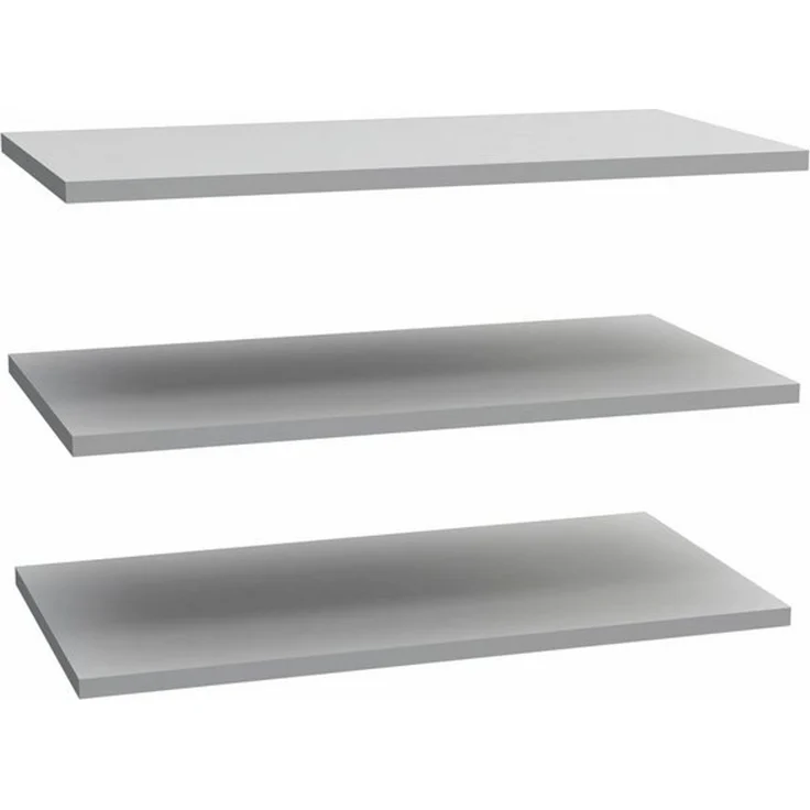FORTE Extras Robes/Kds Einlegeböden, Holzwerkstoff, Grau, 82,9 x 42 x 2,2 cm – Bild 2