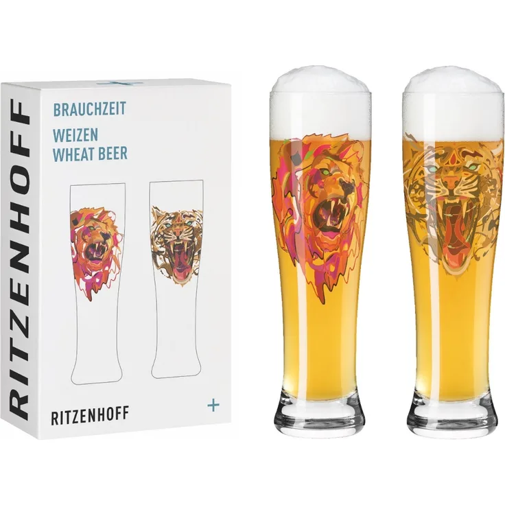 Ritzenhoff 3481011 BRAUCHZEIT Weizenbierglas 2er Set #21, #22 Justin Maller 2024