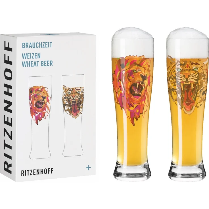 Ritzenhoff 3481011 BRAUCHZEIT Weizenbierglas 2er Set #21, #22 Justin Maller 2024 – Bild 1