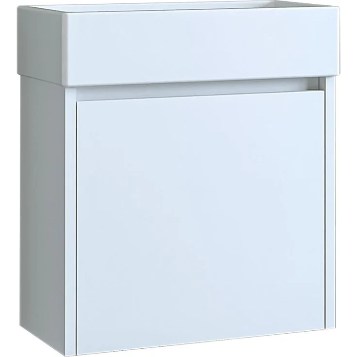 Skye Decor '1834' Badezimmerschrank mit Waschbecken, Weiß, 48,5 x 45 x 25 cm – Bild 6