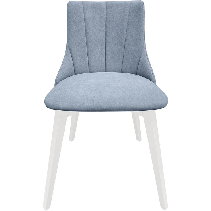 Gemütlicher Polstersessel graues Polster weiße Stuhlbeine V-90.71-60WP38Einzelstück – Bild 3