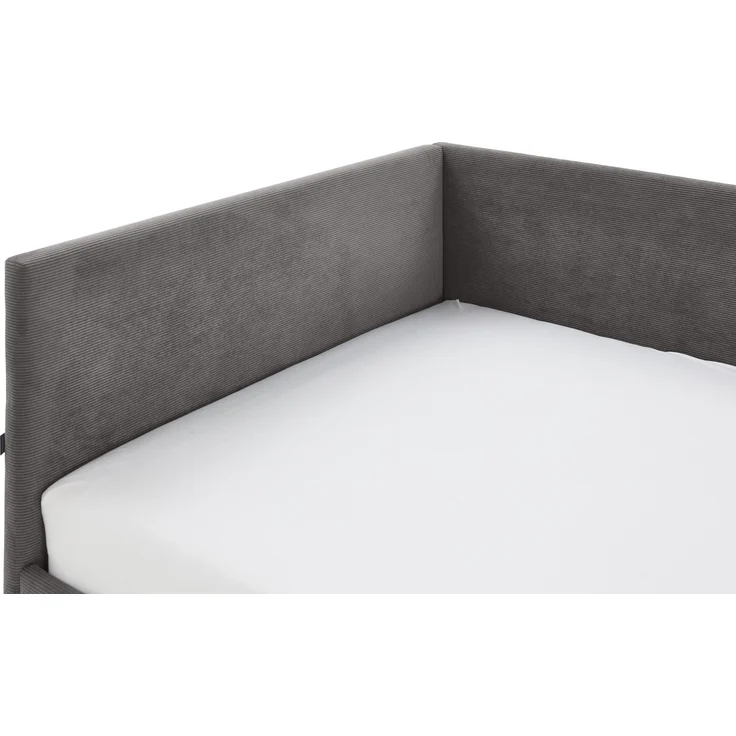 Polsterliege >Cool mit BK< Liegefläche 120x200cm, Anthrazit, Stellmaß: 130x90x210cm (BxHxT) – Bild 6
