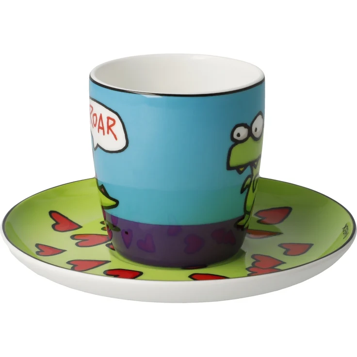 Goebel / Ed Eck- Roar,Espressotasse,12,0cm x 12,0cm x 7,0cm / Fine Bone China / 12,0cm x 12,0cm x 7,0cm – Bild 5