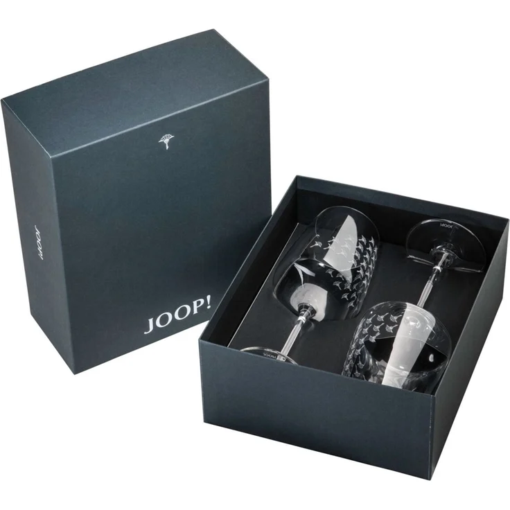 JOOP! 'DINING GLAMOUR' Rotweingläser 2er-Set, Glas klar, 8.8 x 22.5 cm, spülmaschinengeeignet – Bild 3