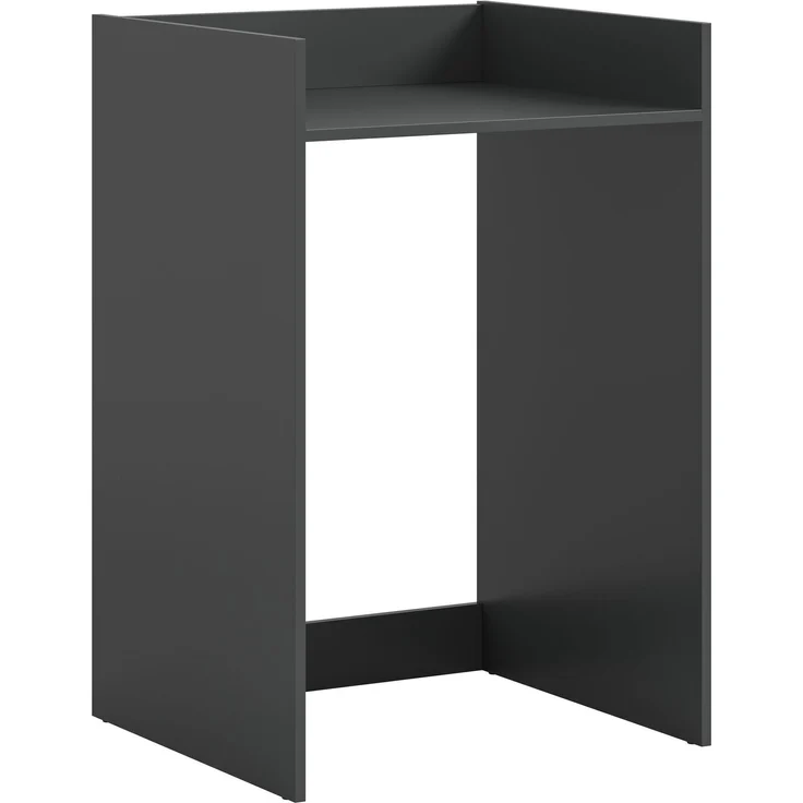Waschmaschienenumbau (B/H/T: 66x101x60 cm) in anthrazit Nachbildung – Bild 3
