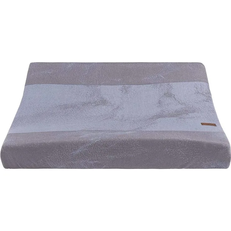 BO Baby's Only - Wickelauflagenbezug Marble - Cool Grey/Lila - 45x70 cm - 50% Baumwolle/50% Polyacryl