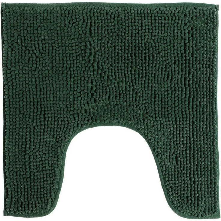 Urban Living Badematte WC-Vorleger mit Ausschnitt Toilettenvorleger, Polyester, Rückseite mit rutschhemmender Beschichtung – Bild 1