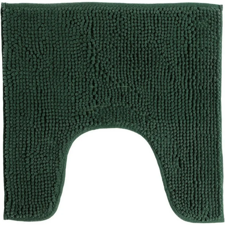 Urban Living Badematte WC-Vorleger mit Ausschnitt Toilettenvorleger, Polyester, Rückseite mit rutschhemmender Beschichtung