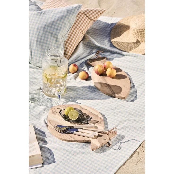 Ib Laursen - Schneidebrett Servierbrett Fisch Rundlich 28x40cm Holz 17101-00 – Bild 3