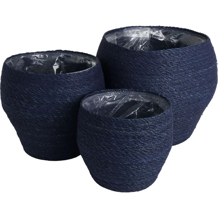 Pflanzgefäß COUNTRY BHT 34x36x34 cm blau – Bild 1