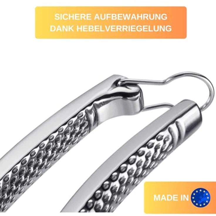 Thiru Geflügelschere Premium Küchenschere mit Federmechanismus für Rechts- und Linkshänder, (1-tlg), Federmechanismus, für Rechts- & Linkshänder, Aufbewahrungshülle – Bild 8