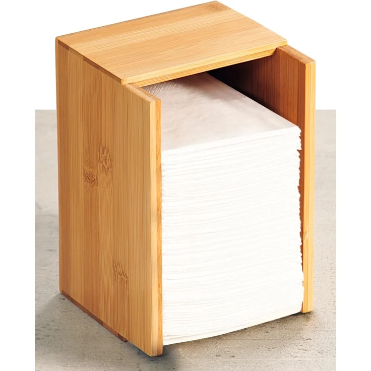 KESPER 70854 Serviettenspender-Besteckkasten aus FSC-zertifiziertem Bambus / Besteckhalter / Box – Bild 3