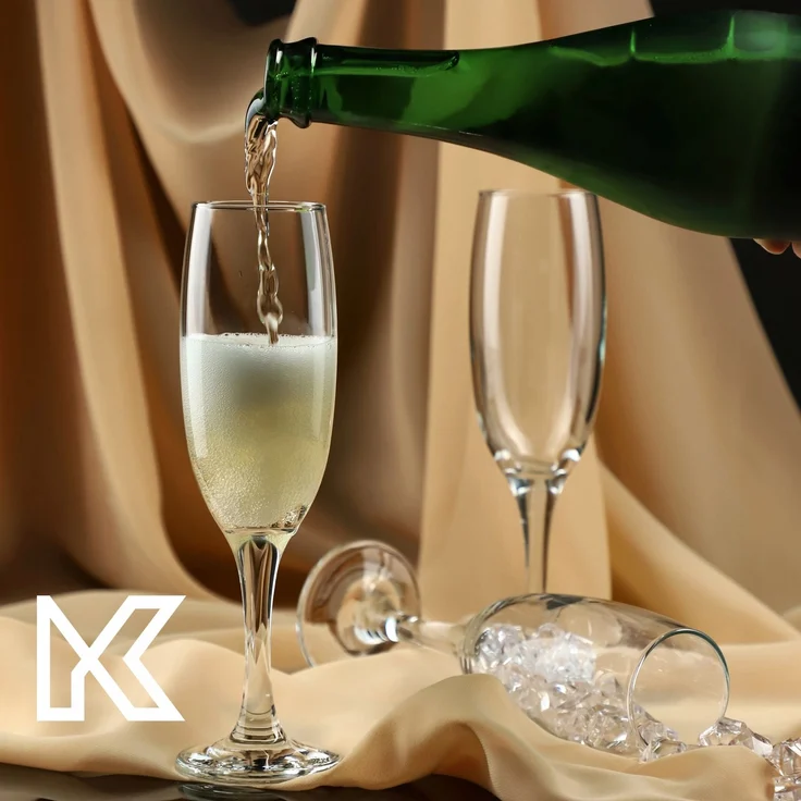 KADAX Champagnergläser 220 ml, 6er-Set – Bild 4