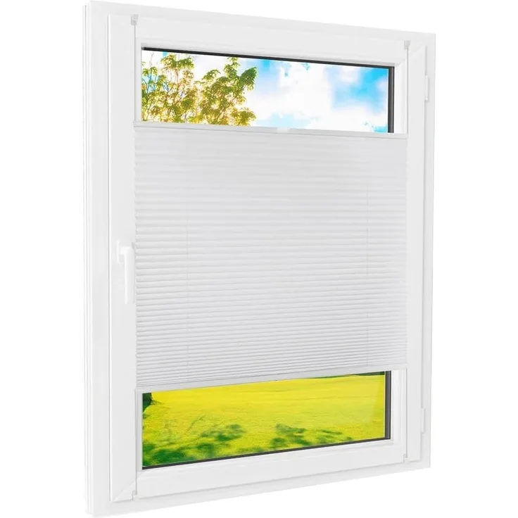 Foxx Plissee Plissee Klemmfix weiß blackout 35x120 cm