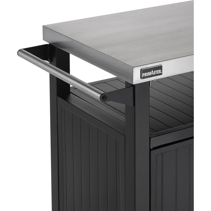 Primaster Grillwagen Napa L Universal 1-türig 90x90 cm schwarz – Bild 2