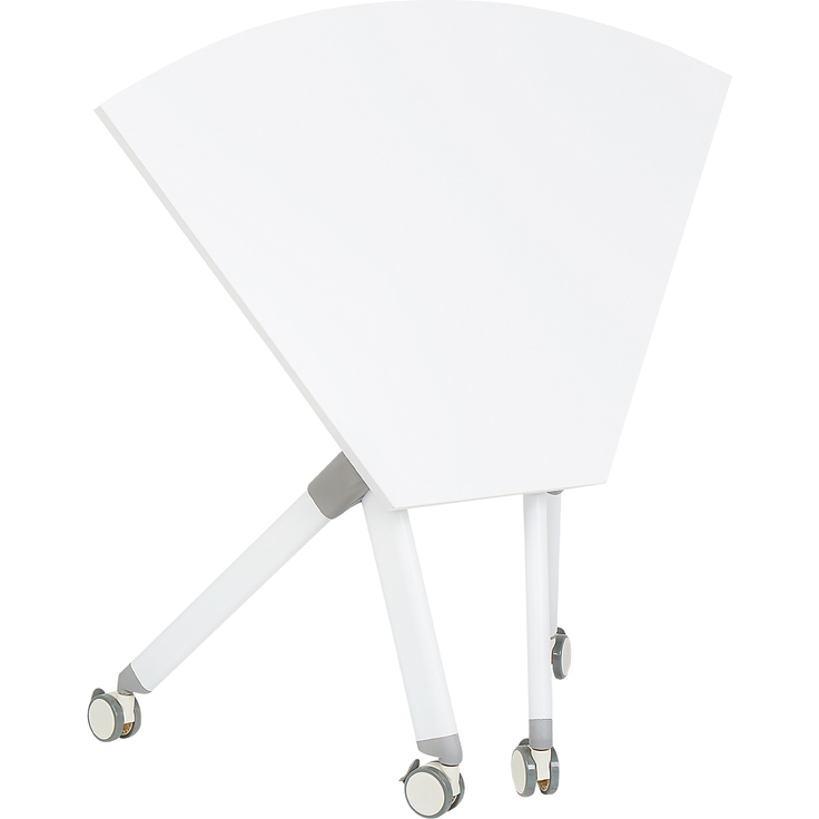 Klappbares Eck-Schreibtischmodul BENDI Weiß 90 cm 64 cm – Bild 5