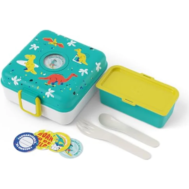 PEUGEOT Lunchbox DINO LBH 15x15x7 cm türkis – Bild 2