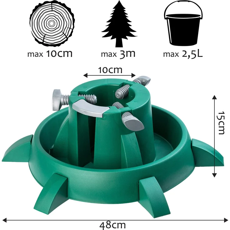 KADAX Weihnachtsbaumständer Weihnachtsbaumständer Weihnachtsbaum bis 3 m – Bild 2