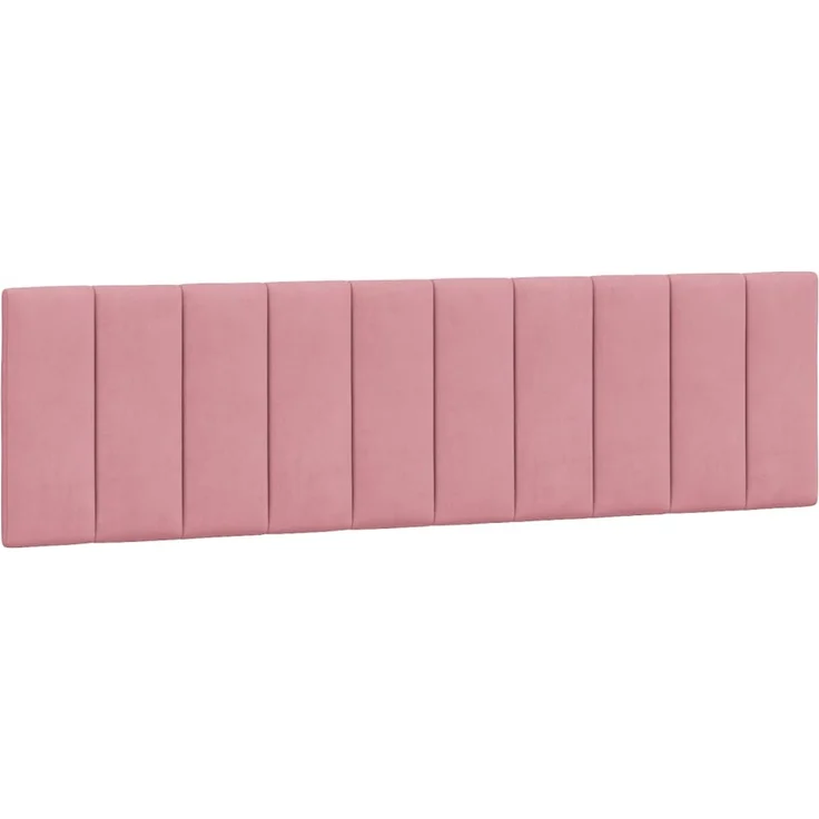 vidaXL Kopfteil-Kissen Rosa 180 cm Samt 374686 – Bild 2