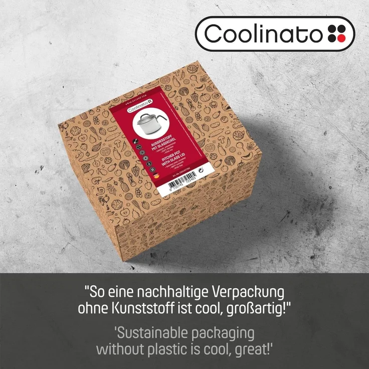 Coolinato Milchtopf Coolinato Universaltopf 16cm 2,4l aus Edelstahl - unbeschichtet – Bild 8