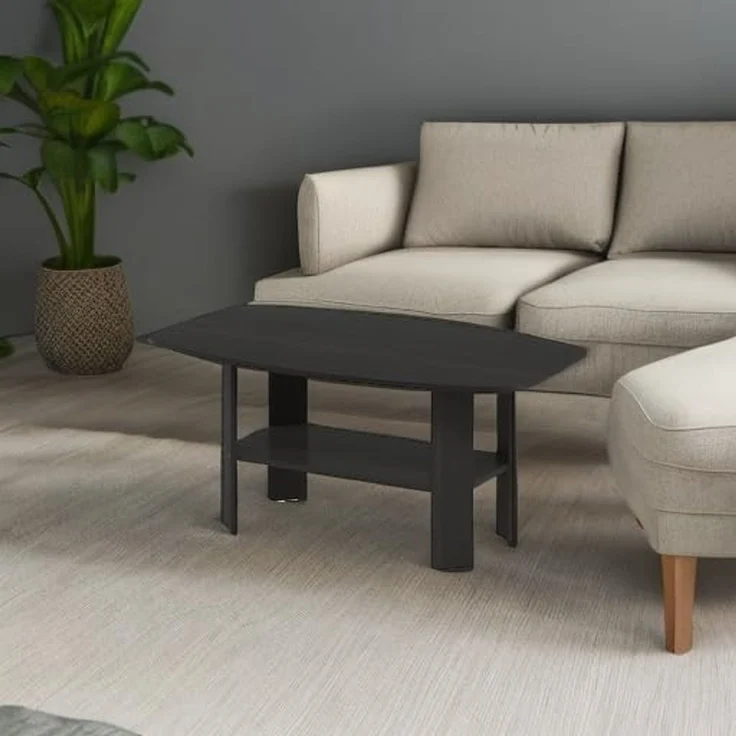 Furinno Simple Design Couchtisch, Espresso – Bild 6