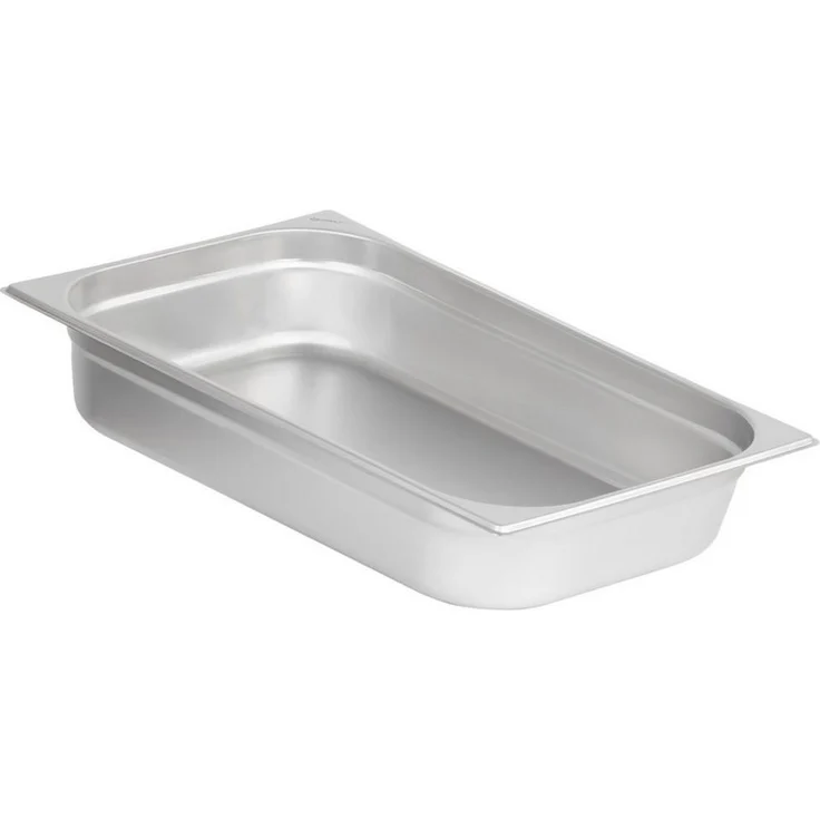 Mahlzeit Thermobehälter GN Behälter 1/1, Höhe 100 mm, Edelstahl Gastronomiebehälter, Edelstahl, für Chafing Dishes – Bild 1