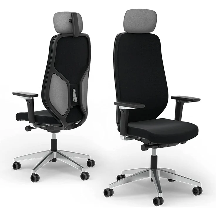Ergotopia® MasterBack Executive ergonomischer Bürostuhl mit 3D Neigungsmechanik - Premium Schreibtischstuhl Made in Germany mit Lordosenstütze, Synchronmechanik & verstellbaren 5D Armlehnen – Bild 8