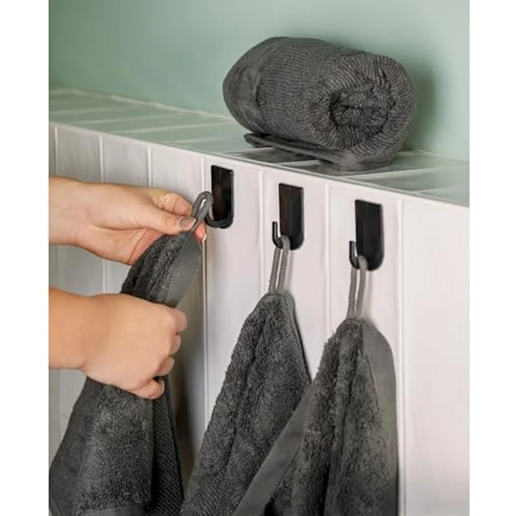 SCHÖNER WOHNEN-Kollektion Handtuch Set SENSE Handtuch Set, Baumwolle (Spar-Set, 1-St), 5er Set (1x 140x70 cm / 2x 100x50 cm / 2x 50x30 cm) in Anthrazit – Bild 7