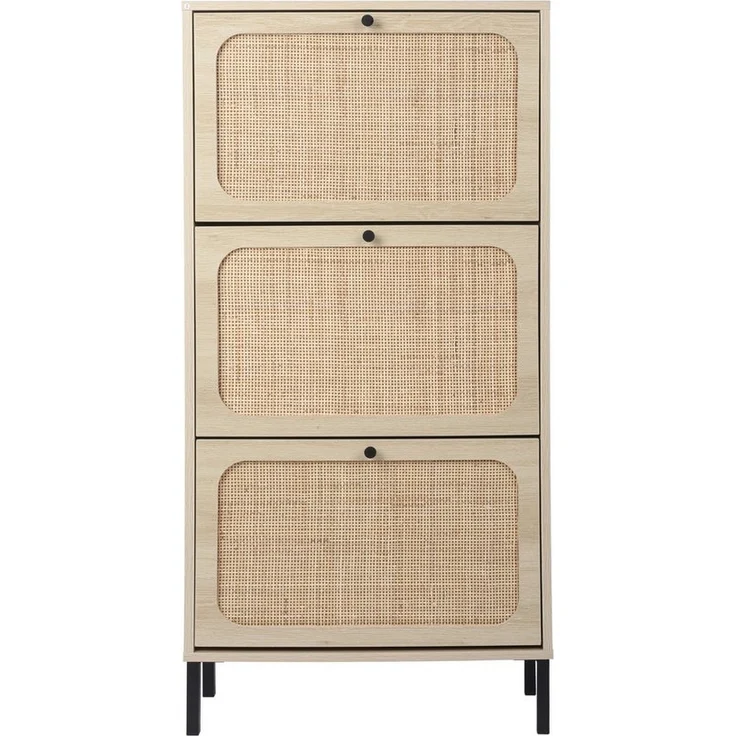 OKWISH Schuhschrank Schuhkipper Schubkastenkommode Schuhkarton (Eine dreifach-garderobe für gemischte und moderne schuhsohlen) – Bild 3