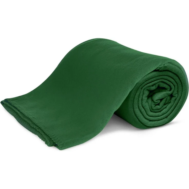 Wohndecke Polar-Fleece mit Antipilling, ca. 420g, 130x160 cm, KiGATEX, Ziersticheinfassung – Bild 3