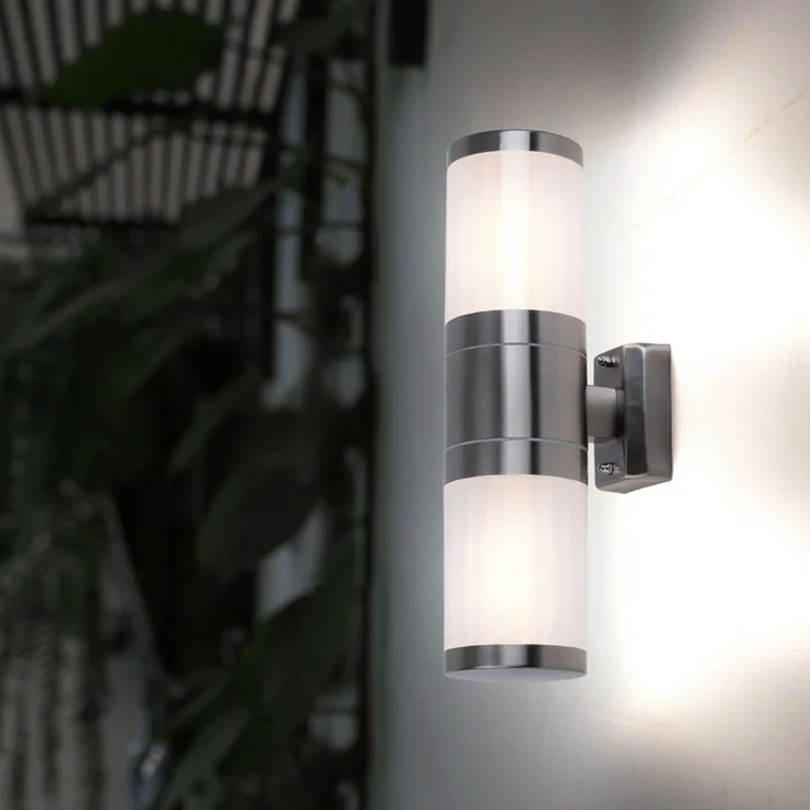 RGB LED Wandleuchte, Edelstahl, App- und Sprachsteuerung – Bild 10