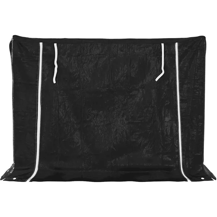 vidaXL Brennholzregal mit Regenschutz 151x60,5x110,5 cm Stahl Verzinkt 4104941 – Bild 4