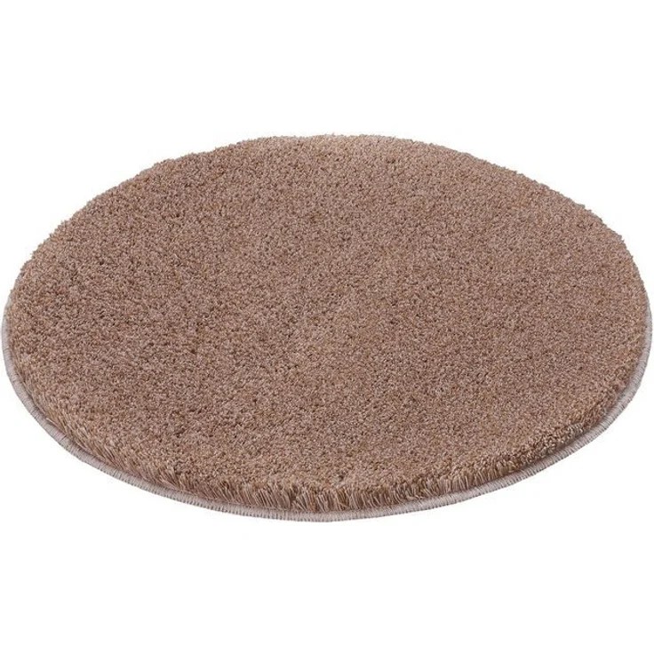 Kleine Wolke Badematte RELAX, Höhe 30 mm, rutschhemmend beschichtet, fußbodenheizungsgeeignet, Polyacryl, rund, Badteppich, Uni Farben, rechteckig, rund & als Set erhältlich – Bild 4