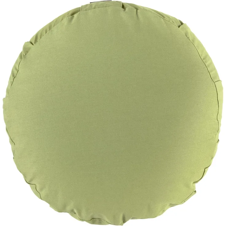 GORILLA SPORTS Bodenkissen Yogakissen - Rund, 100%Baumwolle, Meditationskissen, Sitzhöhe 18cm, Ø 30cm, Sitzkissen, Yoga Bolster, mit Griff, Waschbarer, Farbwahl