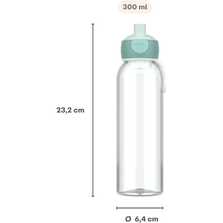 Mepal CAMPUS Wasserflasche Pop-Up 500 ml Cool Mint (2025) – Bild 4