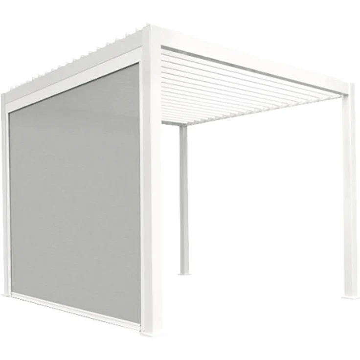 Mirador Sonnenrollo für 3m Pergola, weiß – Bild 4