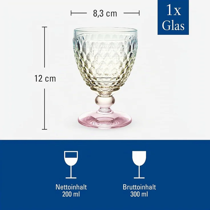 Villeroy & Boch Boston Pearl Weißweinglas – Bild 3