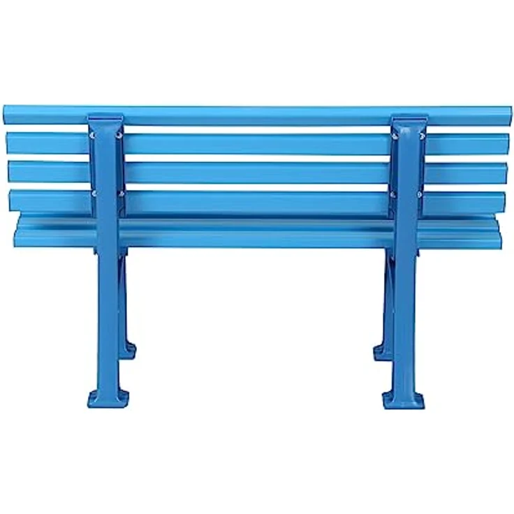PROREGAL Gartenbank Antigua 2 Sitzer, Himmelblau, witterungsbeständiger Kunststoff, Maße HxBxT 74 x 120 x 54 cm – Bild 5
