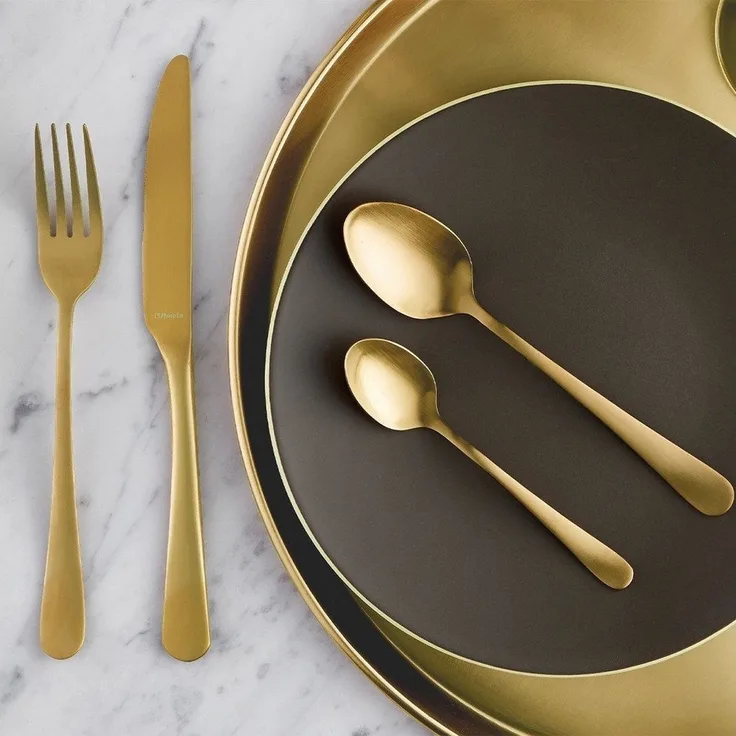 Amefa AUSTIN Besteckset 24-teilig PVD gold mattiert
