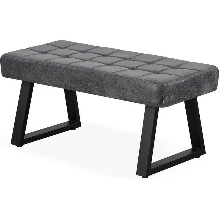 B&D home Essbank SIGFRID (1-St), gepolstert, Metallgestell, mit/ohne Rückenlehne, in 100/120/140/160cm