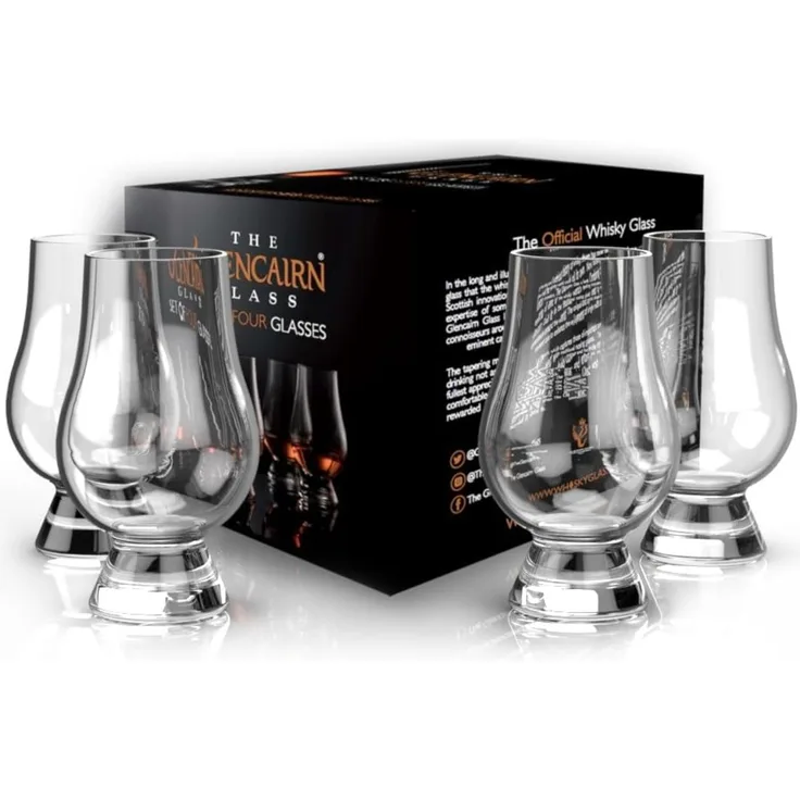 Glencairn Whiskyglas 4er Set in einer Geschenkbox
