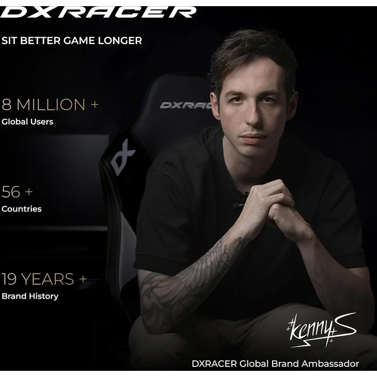 DXRacer CRAFT L Schwarz EPU Leder das Orginal Gaming Stuhl – Bild 7