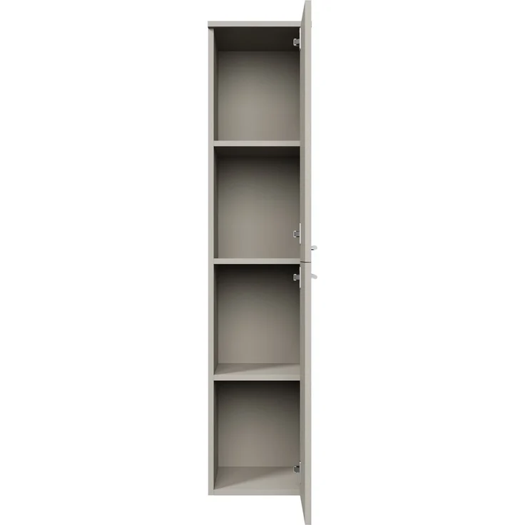 Badezimmerschrank Saturnus 35 x 35 x 130 cm - Cashmere - hoher Hängeschrank mit 2 Türen – Bild 2