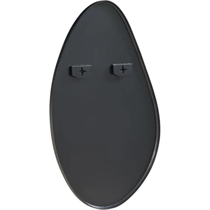 Wandspiegel Orland 82x46 cm Schwarz [en. casa] – Bild 6