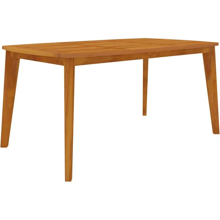 Gartentisch, Balkontisch 160 x 90 x 75 cm Massivholz Akazie – Bild 2