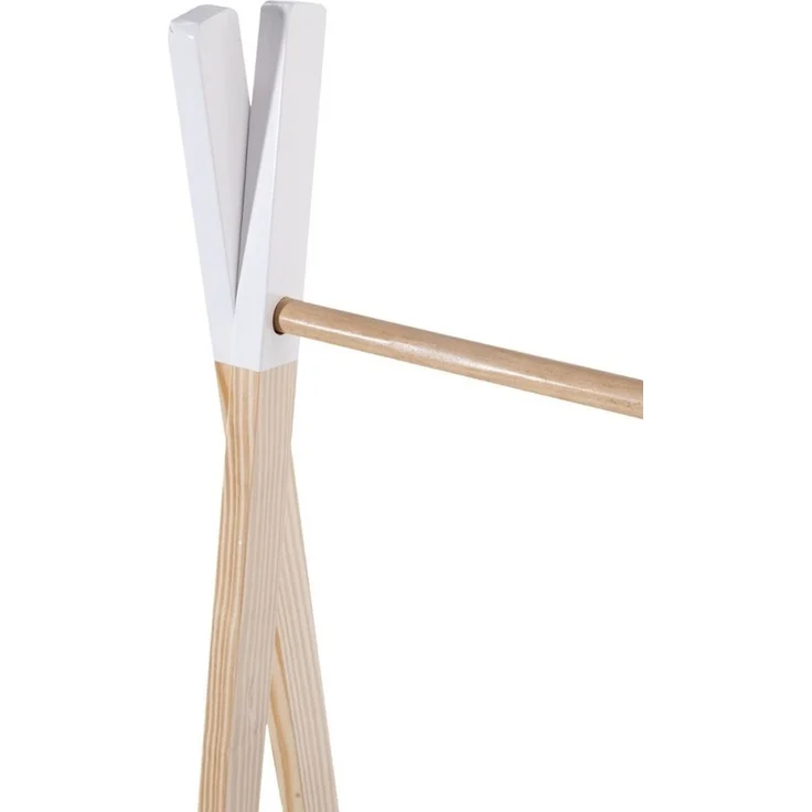 Atmosphera TIPI Kleiderständer, Kleiderbügel aus Holz für Kinder - 78 x 38 x 126 – Bild 5