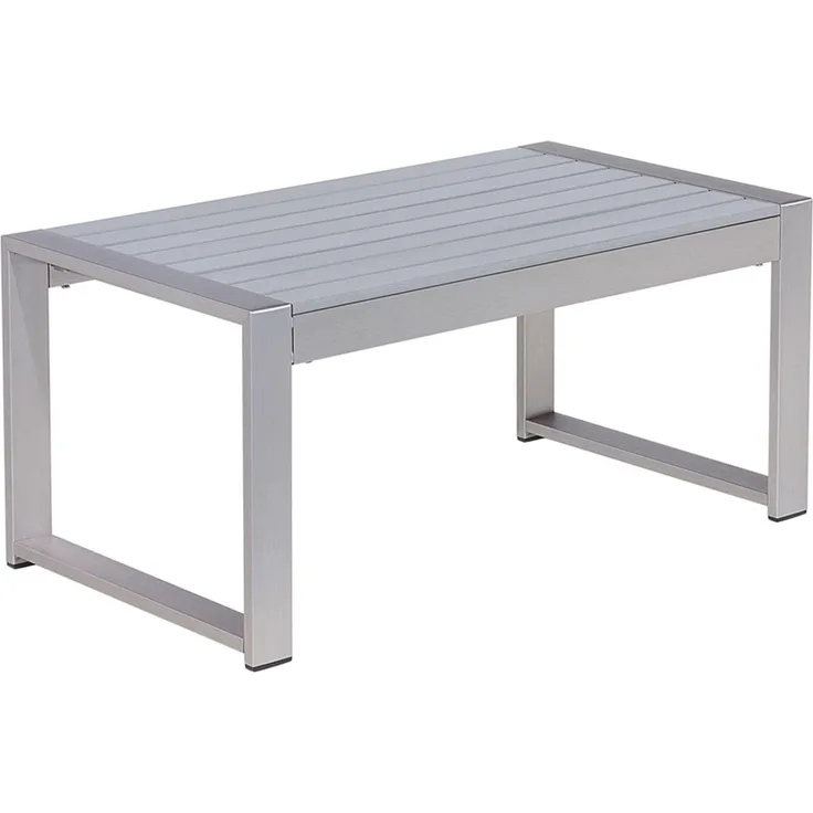Couchtisch SALERNO Metall Hellgrau