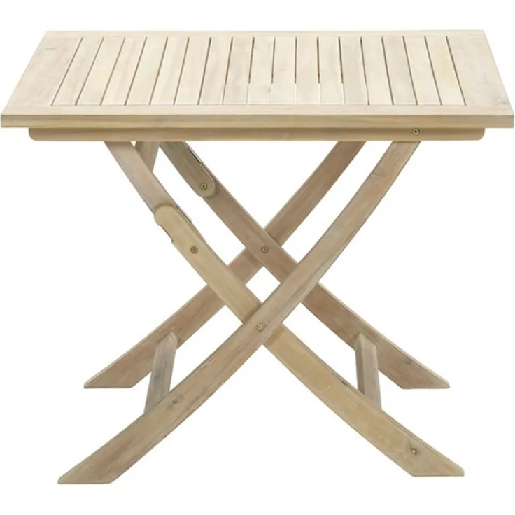 Garden Impressions Kent Klapptisch 90x90xH72 acacia white wash