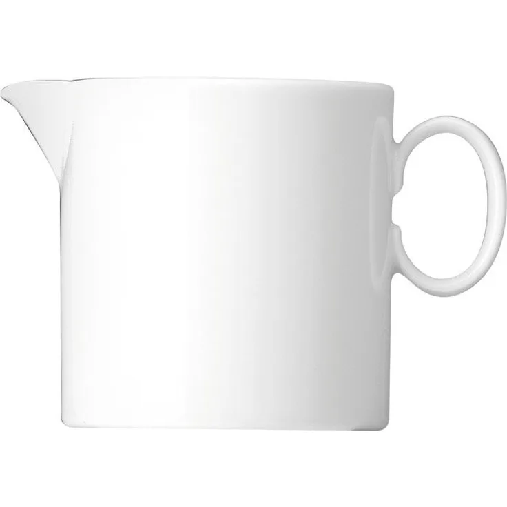 Milchkännchen 6 P. Medaillon Weiss Thomas Porzellan Milch und Zucker - Mikrowelle geeignet, Spülmaschinenfest